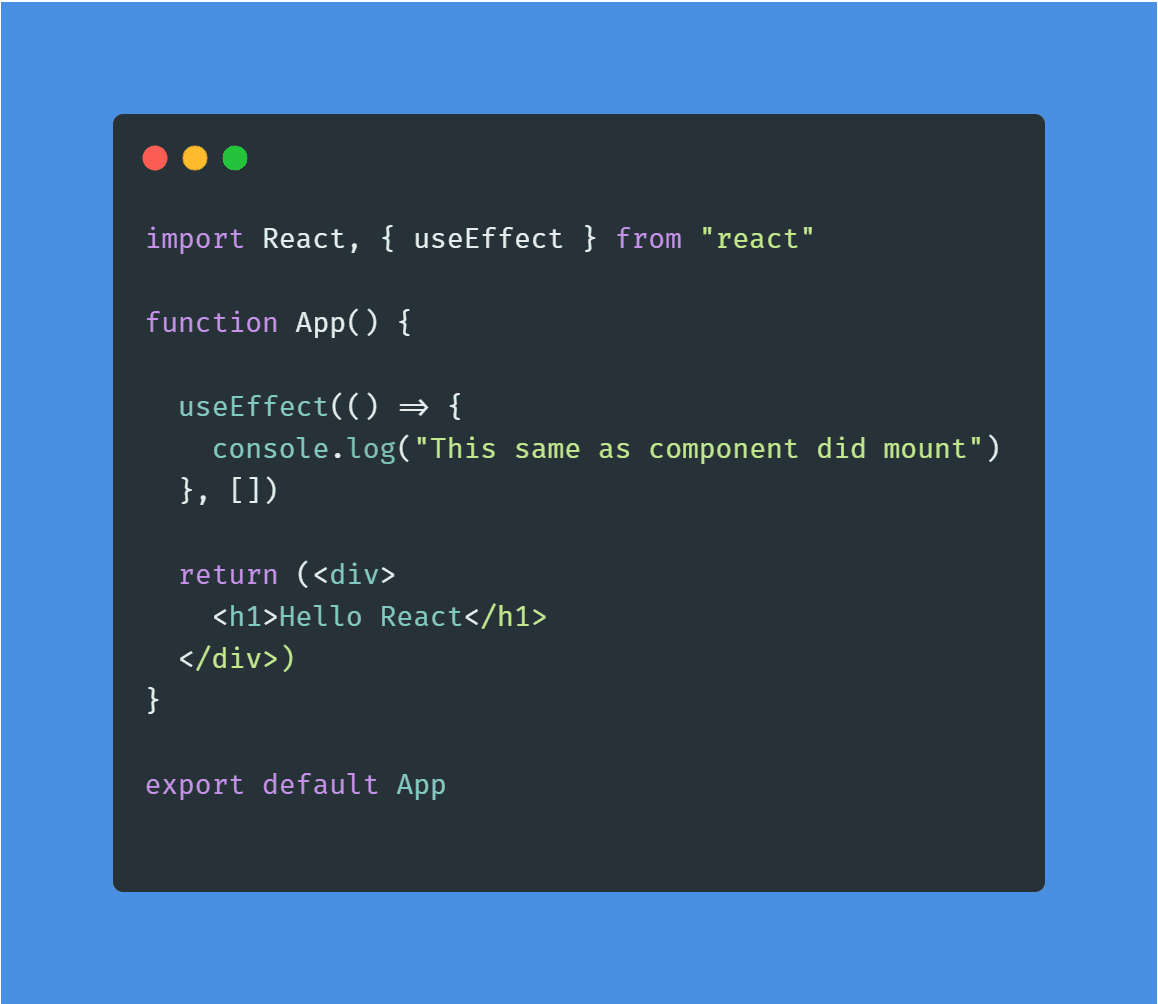 Cover Image for React Hooks : useEffect
